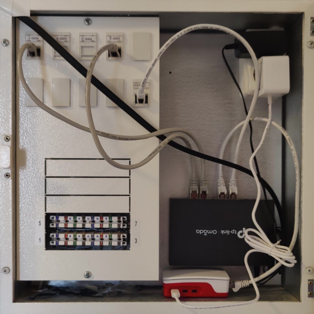 Server Cabinet in our hallway